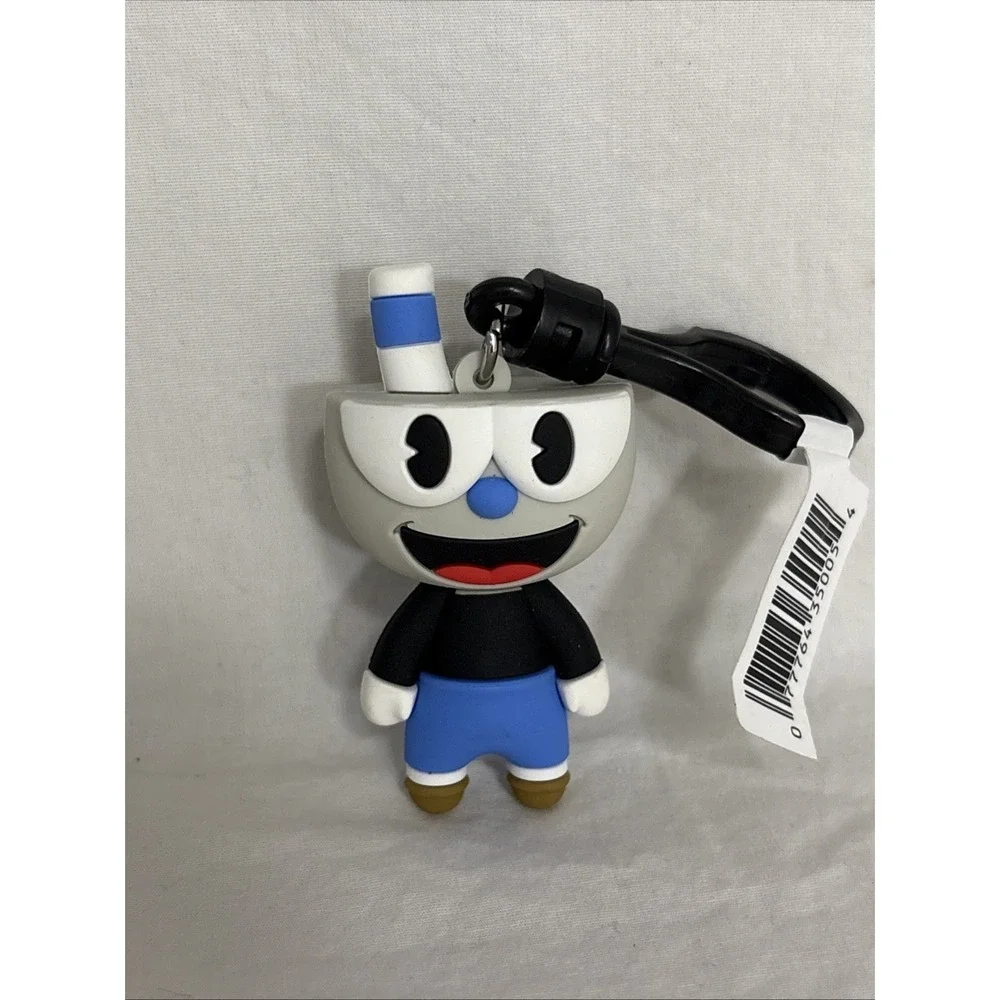 Cuphead Mugman Backpack Clip Keychain